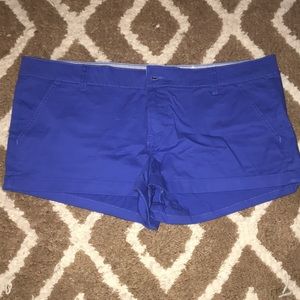 Blue short shorts